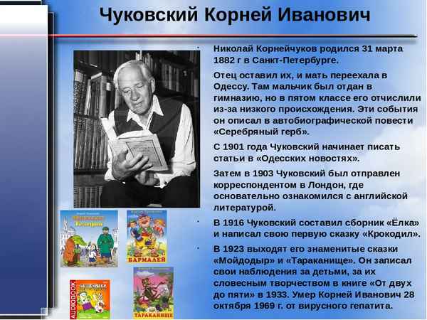 Самая краткая биография Чуковского