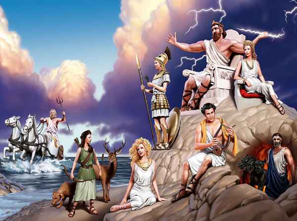 Боги Древней Греции – список и описание, мифы и имена (5 класс)