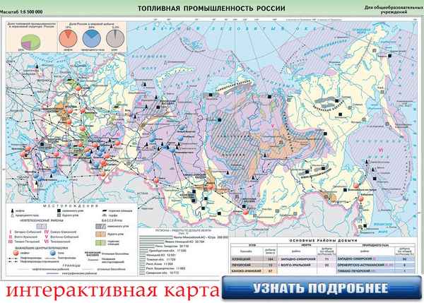 Топливная промышленность России – энергетическая отрасль природных ресурсов